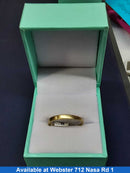 Ring - Wedding Band - Yellow Gold 14k (.585) 1.7 grams Size 9.5