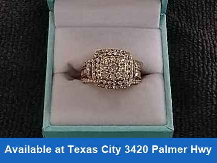 Women's Ring - Yellow Gold 14k (.585) 8.7 grams Size 7.5
