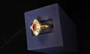 Women's Ring - Yellow Gold 14k (.585) 4.6 grams Size 5