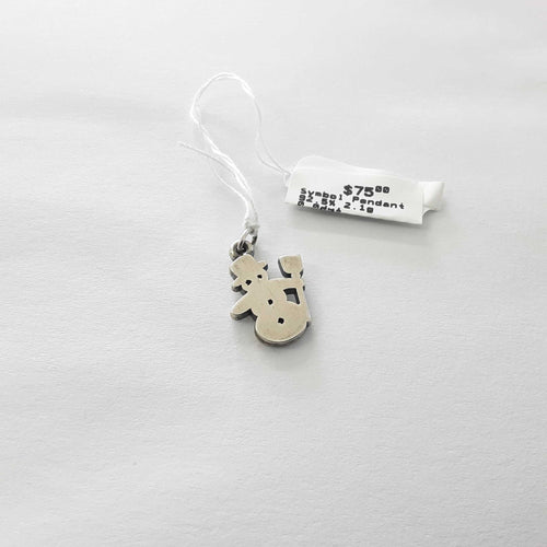 Symbol Pendant - Silver 2.1 grams
