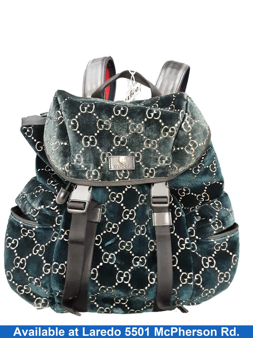 Gucci 574923 Green Backpack / Briefcase / Bag