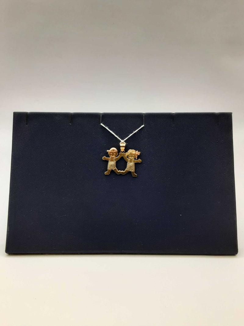 14kt Boy & Girl Pendant