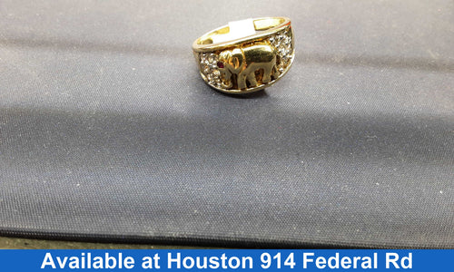 Women's Ring - Yellow Gold 10k (.417) 5.3 grams Size 8