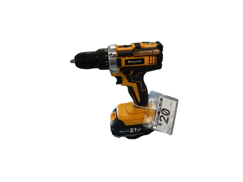 Shiny Link Yellow Cordless Impact Drill