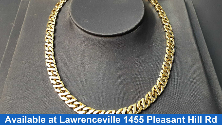 Cuban Link Chain - Yellow Gold 10k (.417) 58.2 grams 24 inch