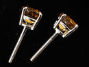 Double Stud Earring - White Gold 14k (.585) 2.4 grams