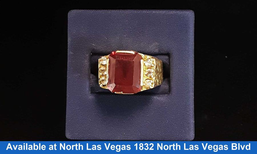 Men's Ring - Yellow Gold 10k (.417) 5.6 grams Size 8