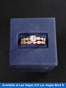 Ring - Engagement Set - Rose Gold 10k (.417) 4.5 grams Size 8
