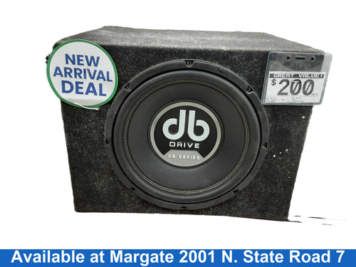 Db Drive Db Series Black Car Sub-Woofer