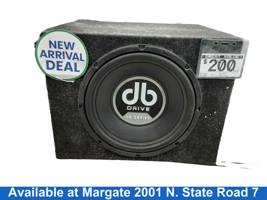 Db Drive Db Series Black Car Sub-Woofer