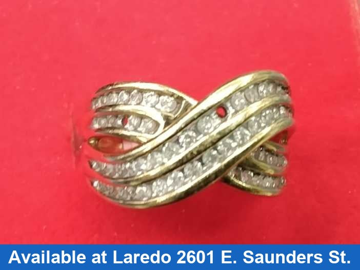 Women's Ring - Yellow Gold 10k (.417) 5.2 grams Size 7