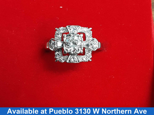 Women's Ring - White Gold 14k (.585) 3.8 grams Size 6