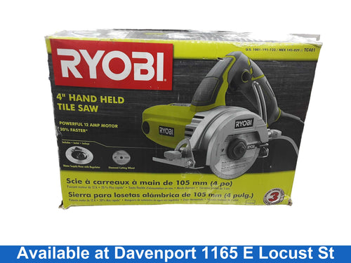 Ryobi Tc401 Green Corded Tile Saw