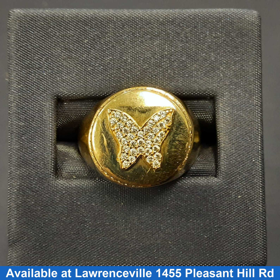 Women's Ring - Yellow Gold 14k (.585) 4.6 grams Size 6