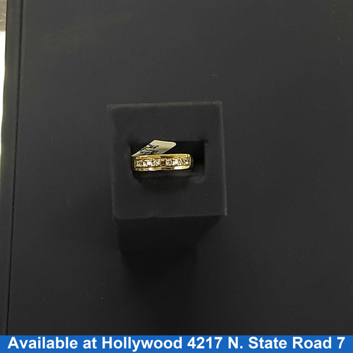 Men's Ring - Yellow Gold 10k (.417) 3.1 grams Size 10.5