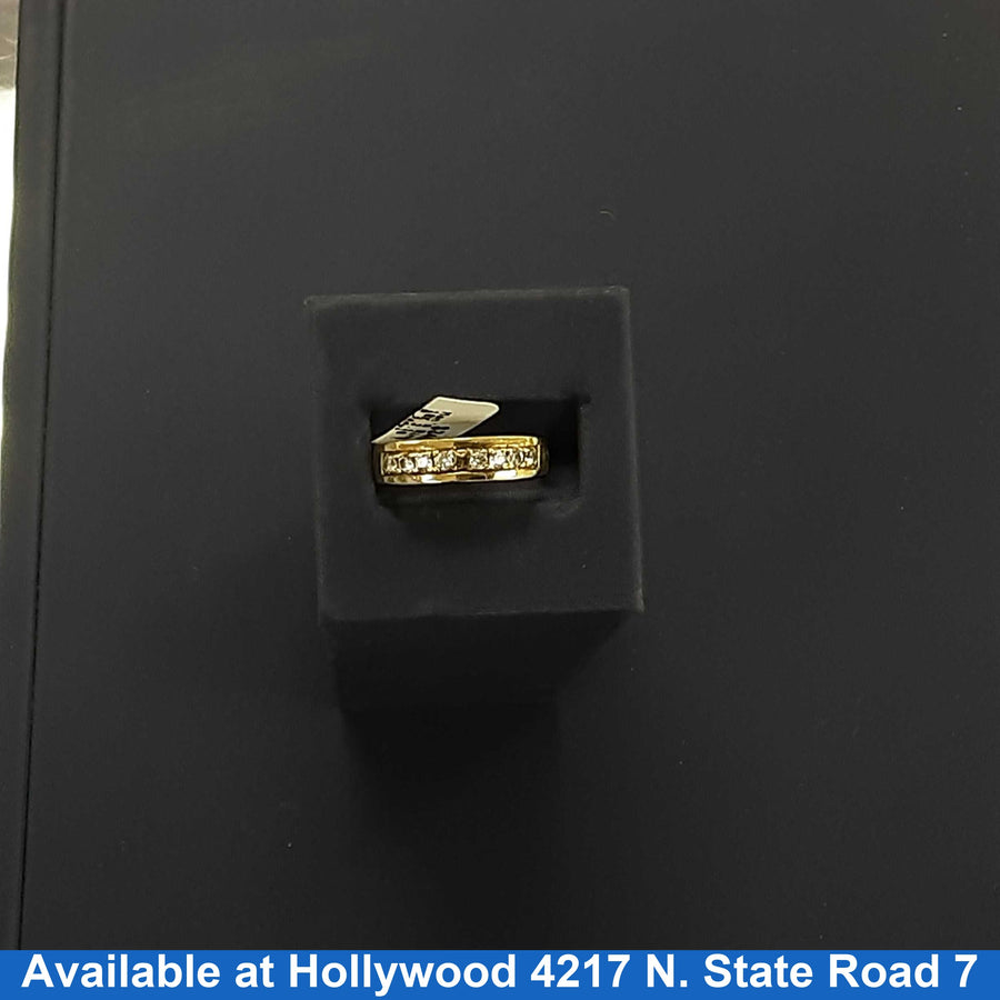 Men's Ring - Yellow Gold 10k (.417) 3.1 grams Size 10.5