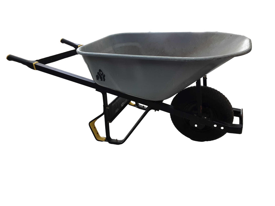 Gorilla Gsxd-6 Gray Wheelbarrow