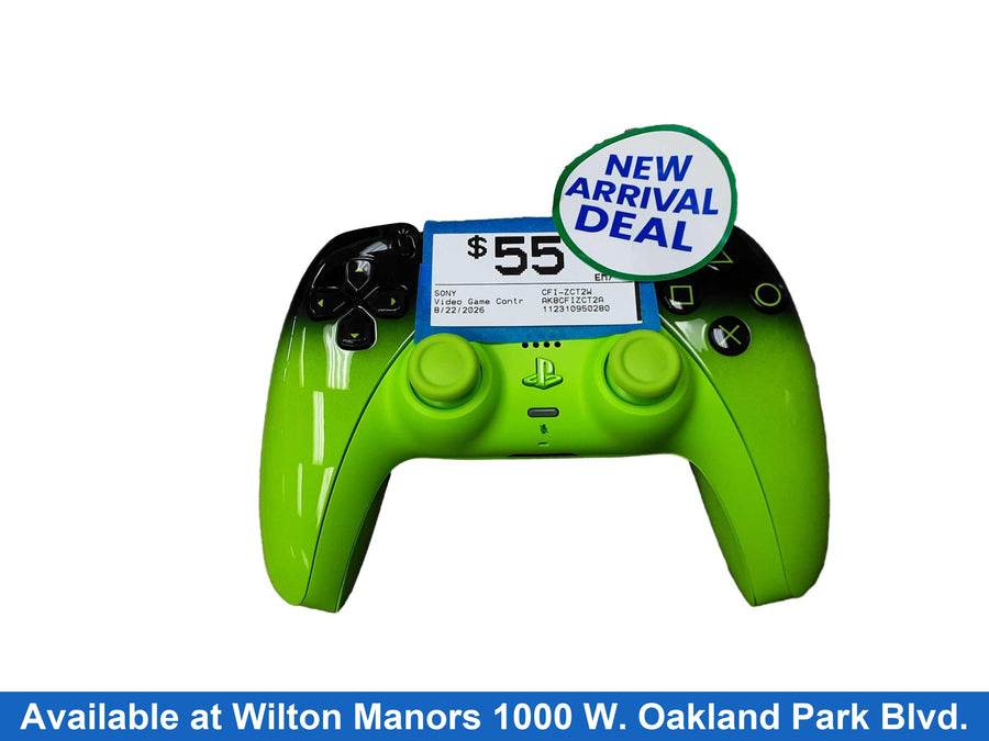 Sony Cfi-zct2w Green Gaming Controller