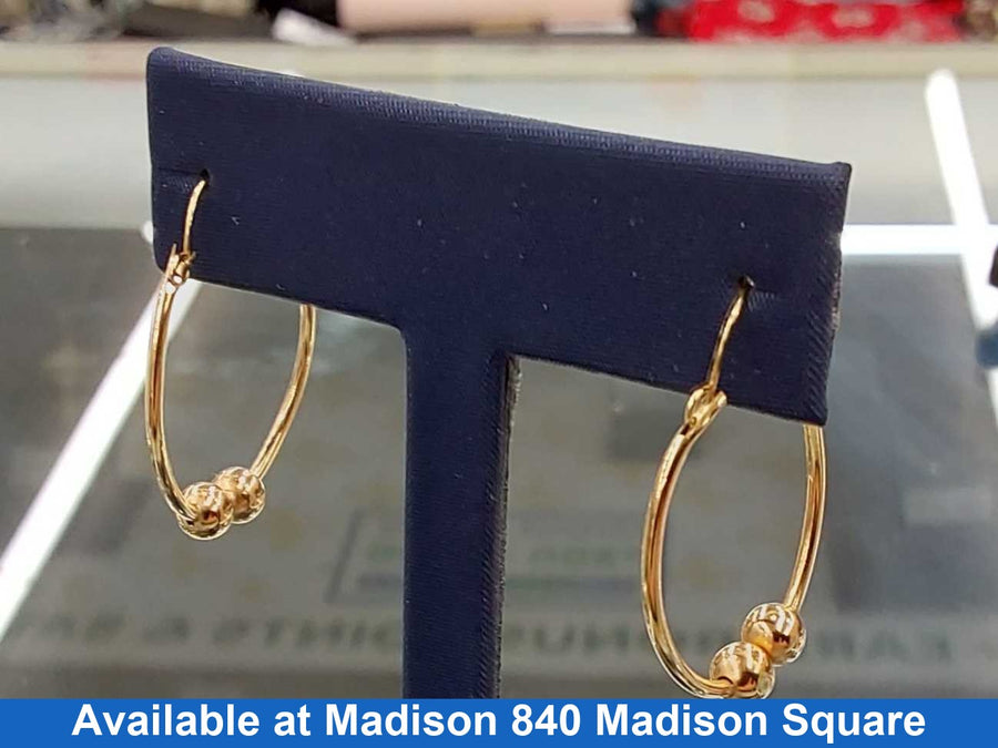 Bangle Earrings - Yellow Gold 14k (.585) 1.3 grams