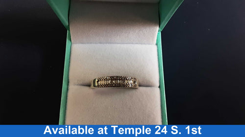 Ring - Wedding Band - Silver 2.4 grams Size 20
