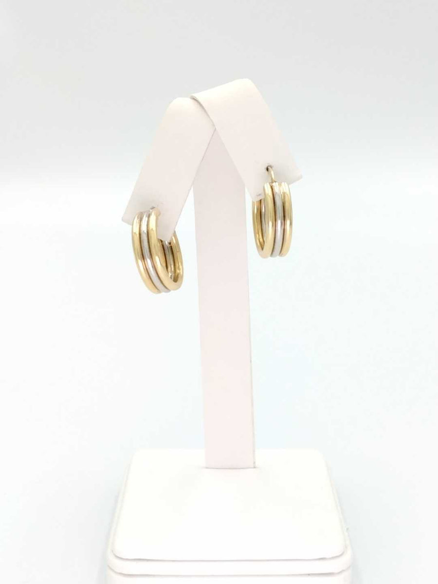 Bangle Earrings - Yellow Gold 14k (.585) 3.8 grams