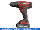 Forte 125.dd20a Red Cordless Standard Drill