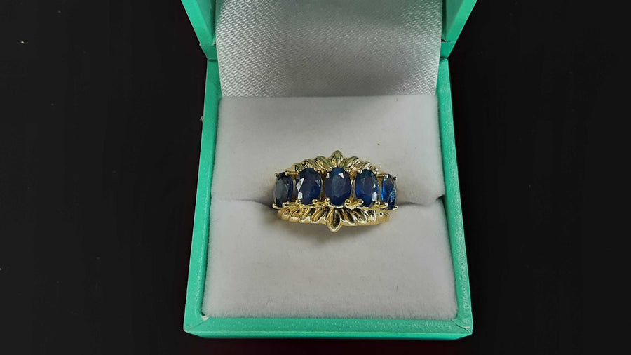 Women's Ring - Yellow Gold 14k (.585) 4.4 grams Size 6.5