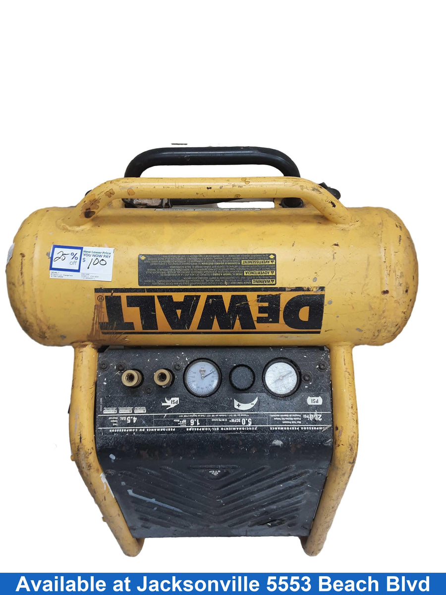 Dewalt D55146r Yellow Electric Compressor