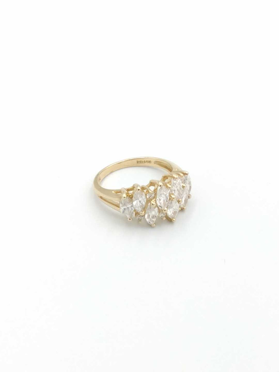 Women's Ring - Yellow Gold 14k (.585) 4.1 grams Size 9.5