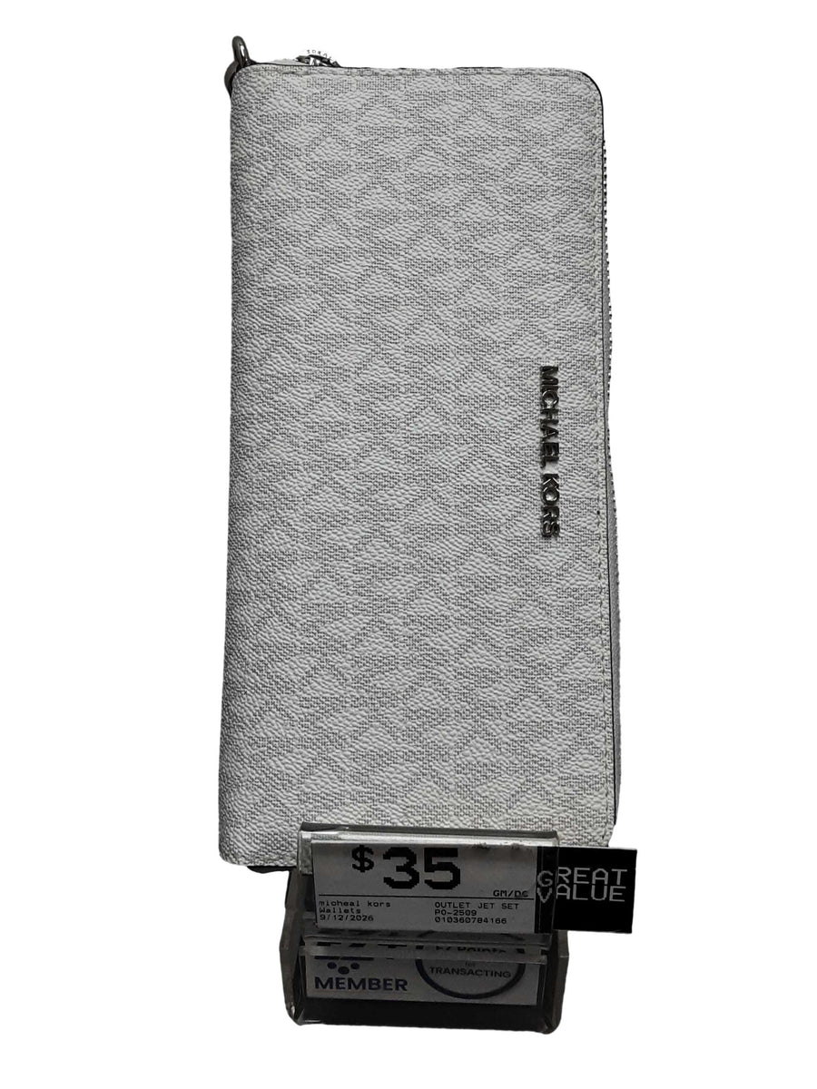 Micheal Kors Outlet Jet Set White Wallet