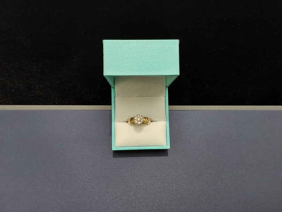 Women's Ring - Yellow Gold 14k (.585) 3.2 grams Size 7
