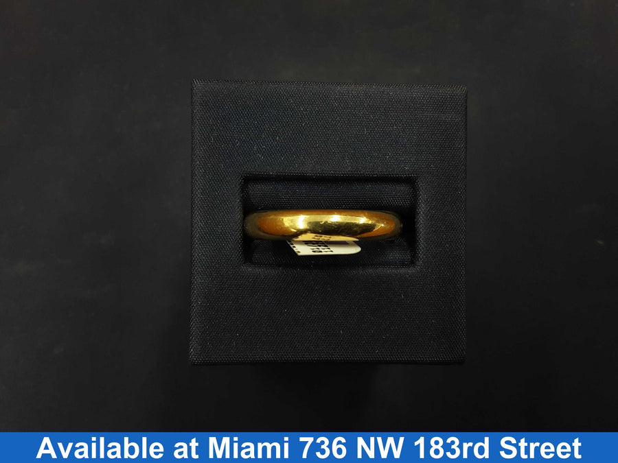 Ring - Wedding Band - Yellow Gold 18k (.750) 6.3 grams Size 11.5