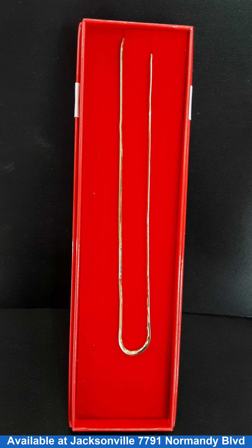 Herringbone Chain - Yellow Gold 14k (.585) 5.8 grams 20 inch