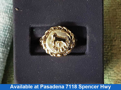 Women's Ring - Yellow Gold 10k (.417) 2.4 grams Size 20