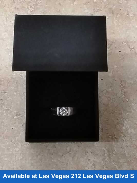 Men's Ring - White Gold 14k (.585) 6.6 grams Size 20