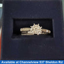 Women's Ring - White Gold 10k (.417) 2.4 grams Size 8