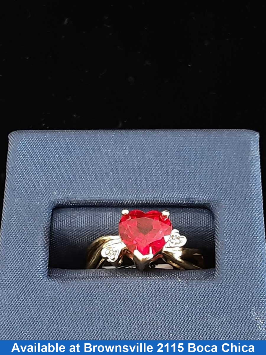 Women's Ring - Yellow Gold 10k (.417) 2.8 grams Size 8