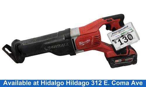 Milwaukee 2621-20 Red Cordless Reciprocating Saw