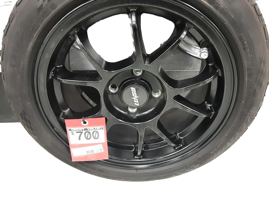 Lenso 15 In Racing Wheels Black Wheel