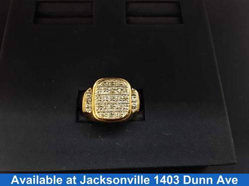Men's Ring - Yellow Gold 10k (.417) 7 grams Size 7.5