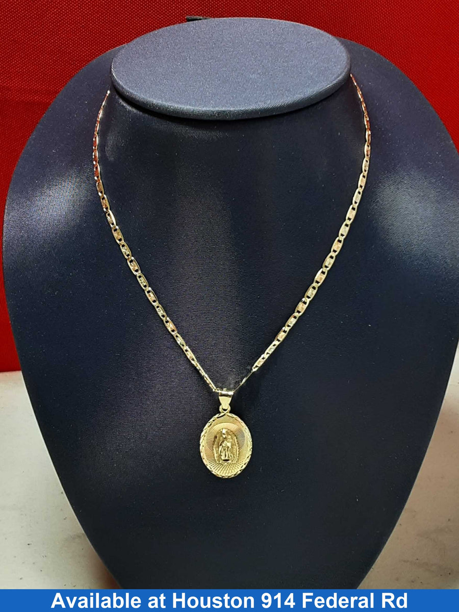 Chain - Tricolor Gold 14k (.585) 6 grams 18 inch