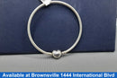 Bangle Bracelet - Silver 9.2 grams 7 inch