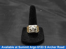 Men's Ring - Yellow Gold 14k (.585) 9.8 grams Size 9.5