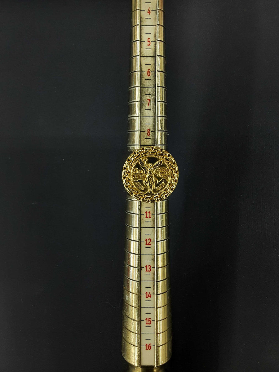 Men's Ring - Yellow Gold 10k (.417) 8.9 grams Size 20