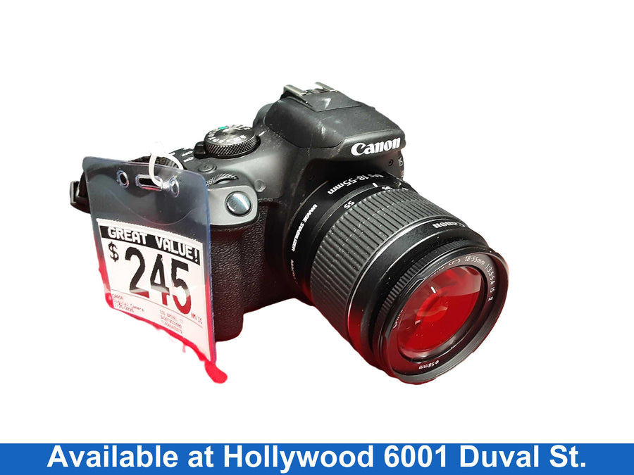 Canon Eos Brebel T7 Black Digital Camera
