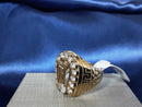 Men's Ring - Yellow Gold 10k (.417) 8.7 grams Size 10