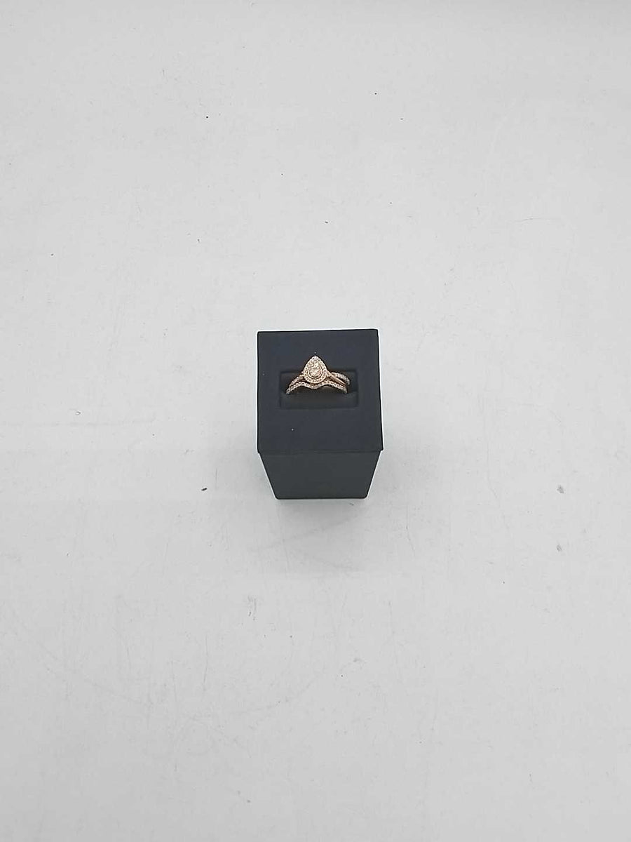 Ring - Engagement Set - Rose Gold 10k (.417) 3.1 grams Size 7