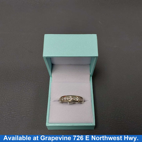 Ring - Wedding Band - White Gold 14k (.585) 5.9 grams Size 11