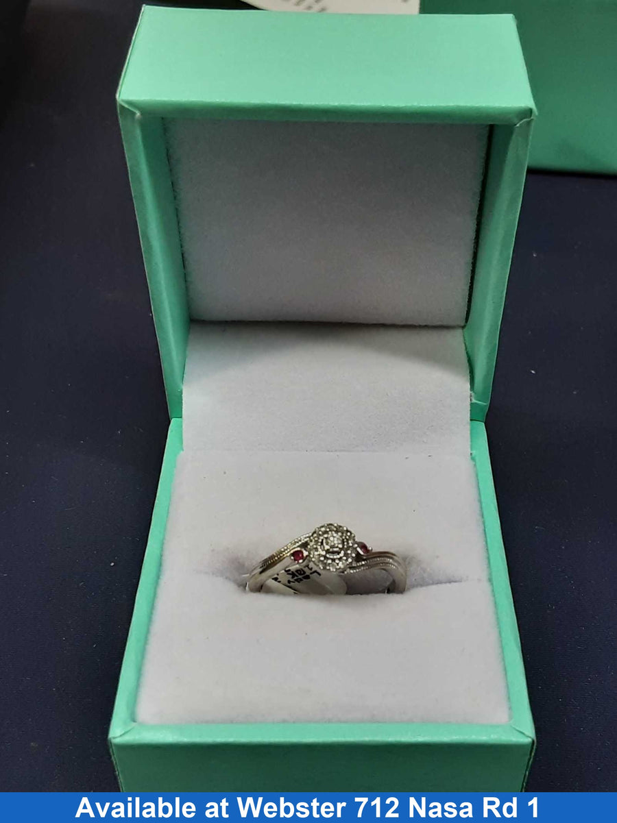 Women's Ring - White Gold 10k (.417) 2.1 grams Size 6