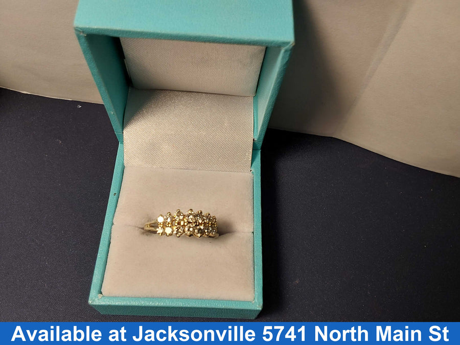 Women's Ring - Yellow Gold 14k (.585) 3.2 grams Size 9